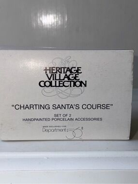 Department 56 North Pole "Charting Santa's Course"